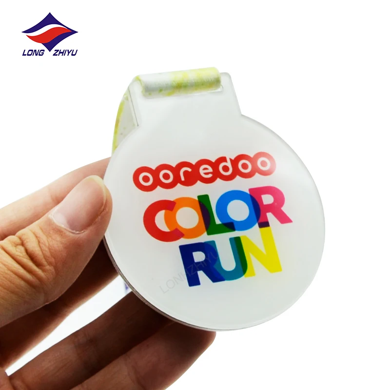 Longzhiyu 15 Years Manufacturer Custom Coin Medals Acrylic Printing Marathon Souvenir Medals Professional producer for medals