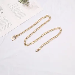 2022 Hot Selling Fashion Luxury Metal Pin Buckle Belt Waist Chain Belt For Women
