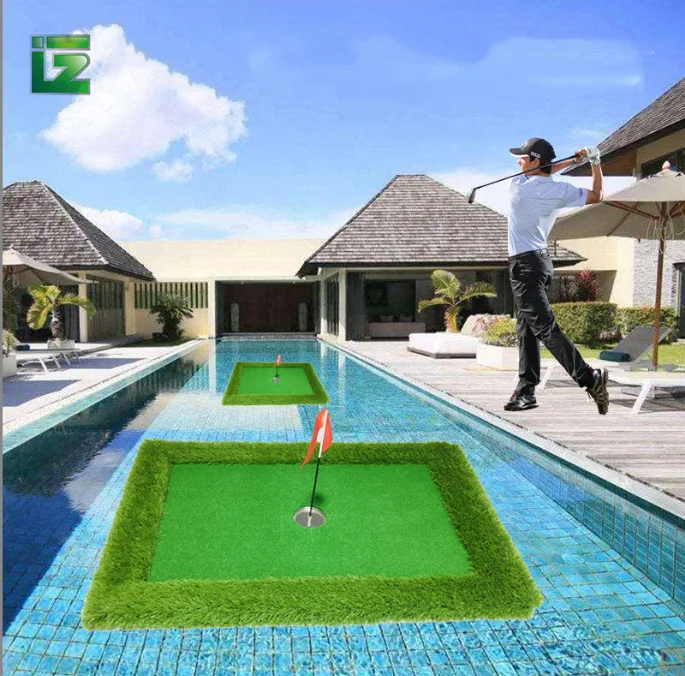 Water Floating Golf Ball Set Pool Floating Golf Mat