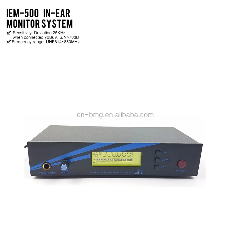  IEM-500 система УВЧ ушного монитора мониторинга на сцене студия записи 300iemg2 G2 2 приемника +