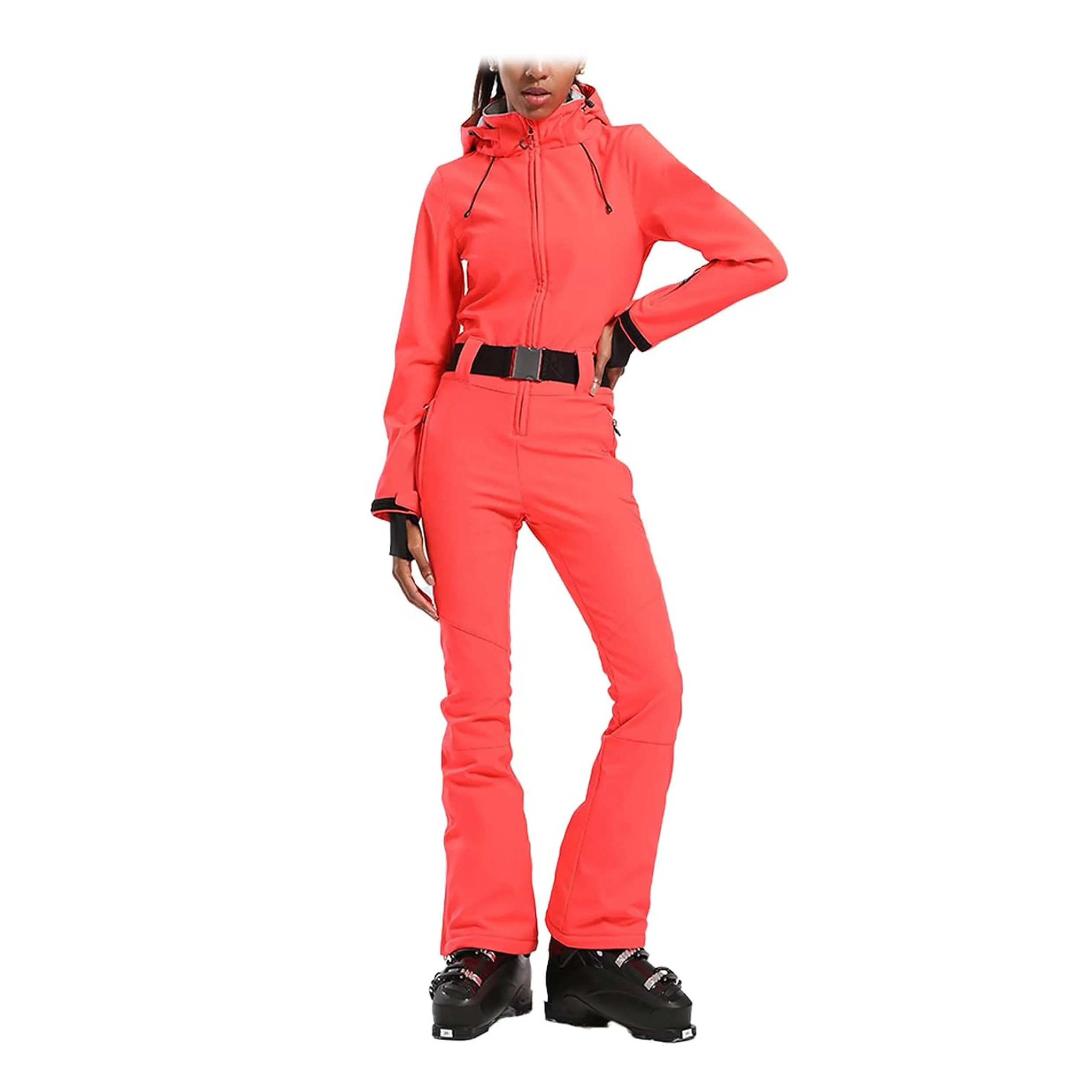 Ski Clothing Jumpsuits Manufacturer Women Winter Waterproof Windproof Snowsuit