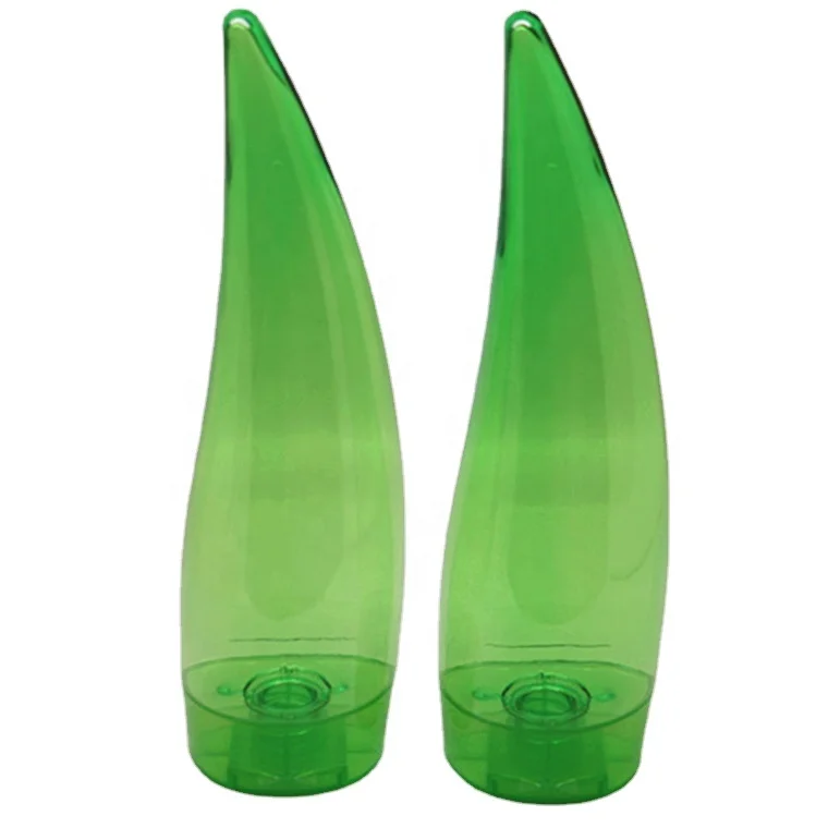 160ml, 260ml ox horn shape Korea aloe vera gel bottle exfoliator lotion container