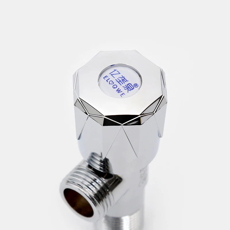 Faucet Accessories 1/2 inch water stop 90 degree Brass Cartridge taps Triangle valve Brass Angle Valve