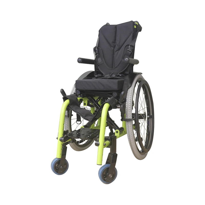 Wheelchair Manufacturer Aluminum Children Wheelchair With Flip Up Armrest Different Size