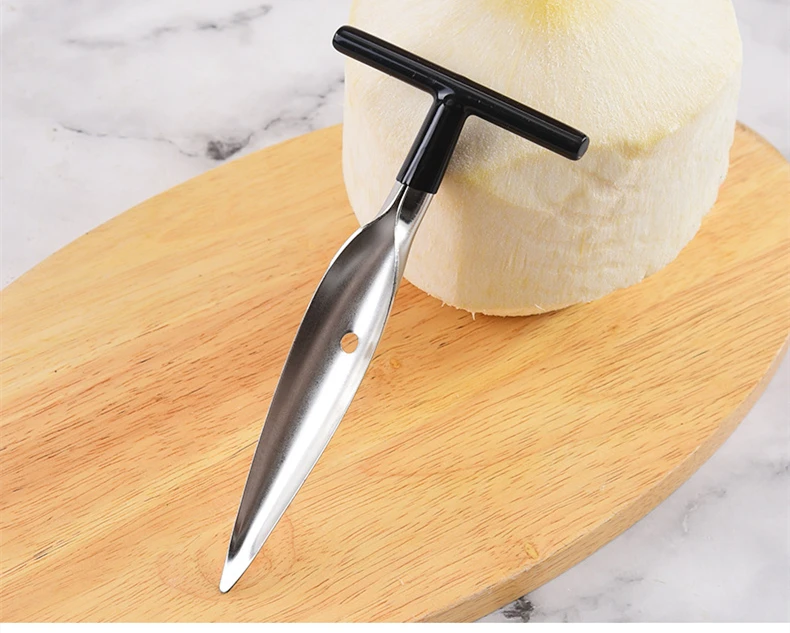 Stainless Steel Coconut  Opener Tool for Fresh Green Coconut Water