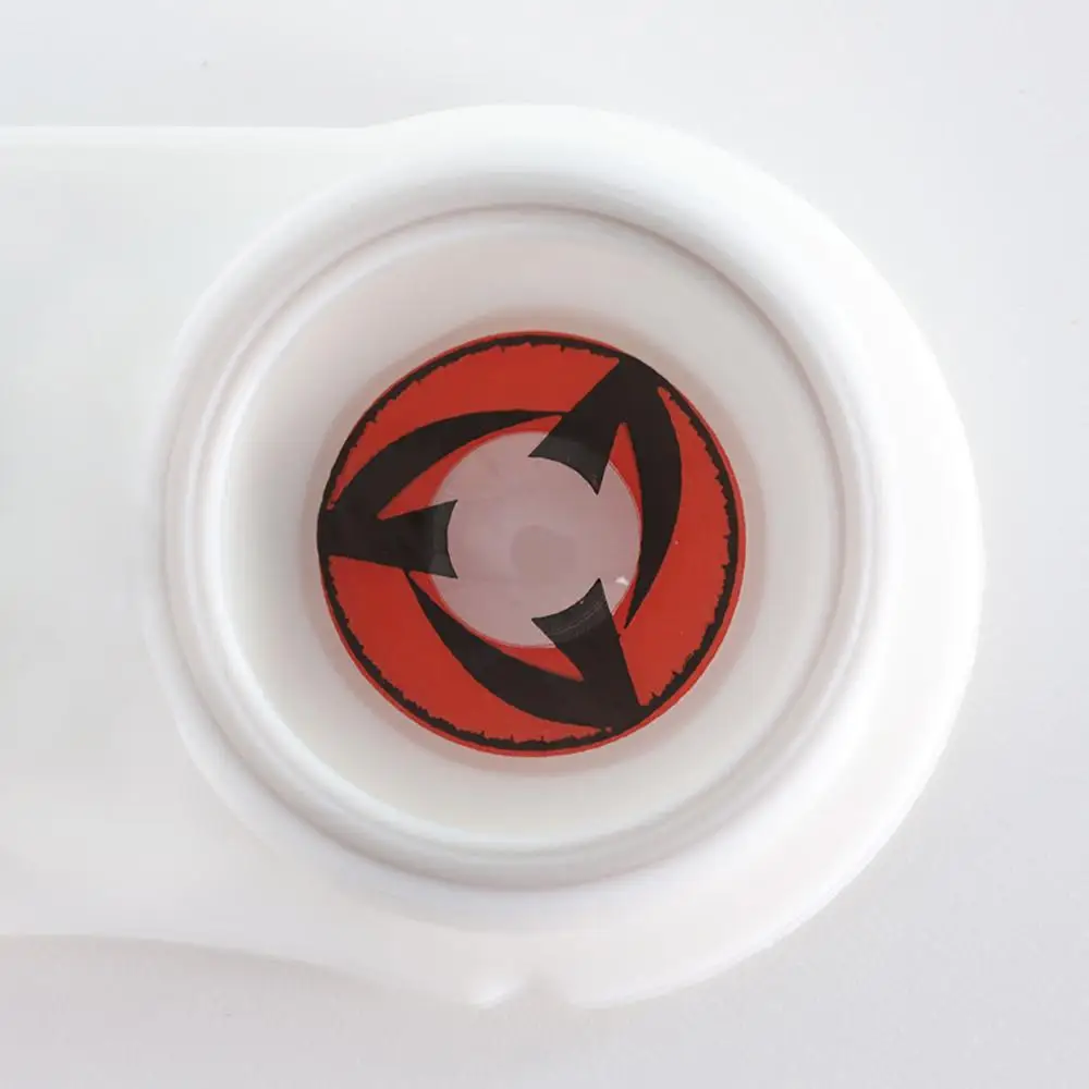 Cosplay Crazy Halloween Yearly Color Lens Mangekyo D3 Contact Lenses Sharingan