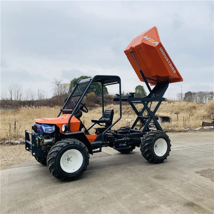 mini tractor backhoe loader for agriculture and palm oil plantations