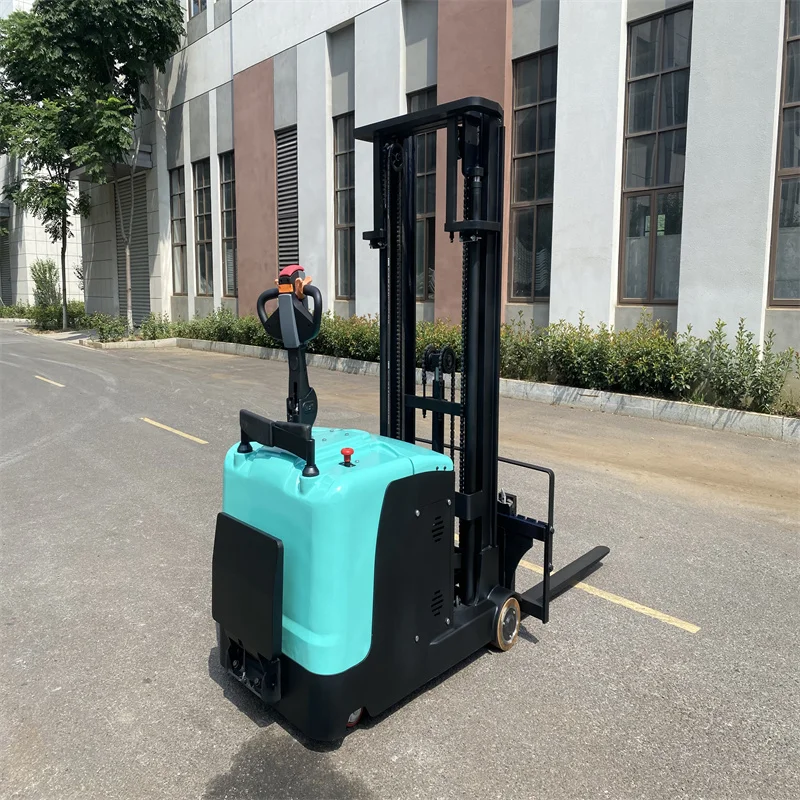 High Quality 1.2 1.5 1.6ton Lifting Platform Mini Counter Balanced Electric Stacker