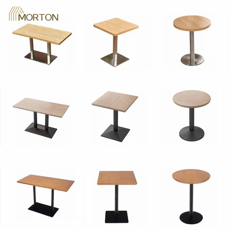 Hot Sale mesa para restaurante restaurant furniture wooden coffee cafe dining table set small dining table for cafe restaurant