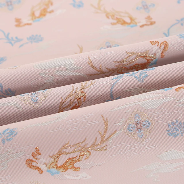 Song brocade Qipao fabricChinese jacquard retro vest fabric cheongsam horse skirt ancient fashion fabric