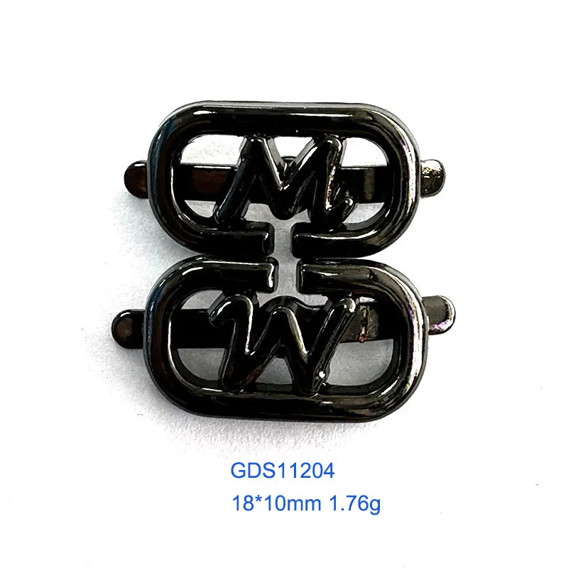 Laser logo shoelace clog shoe charms accessory for white sneakers