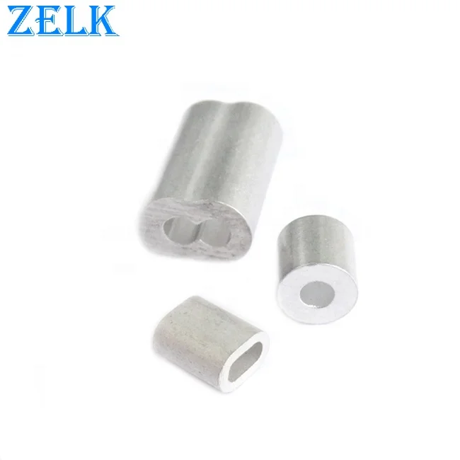 Aluminum Ferrule DIN3093 Oval Sleeve Wire Rope Clips