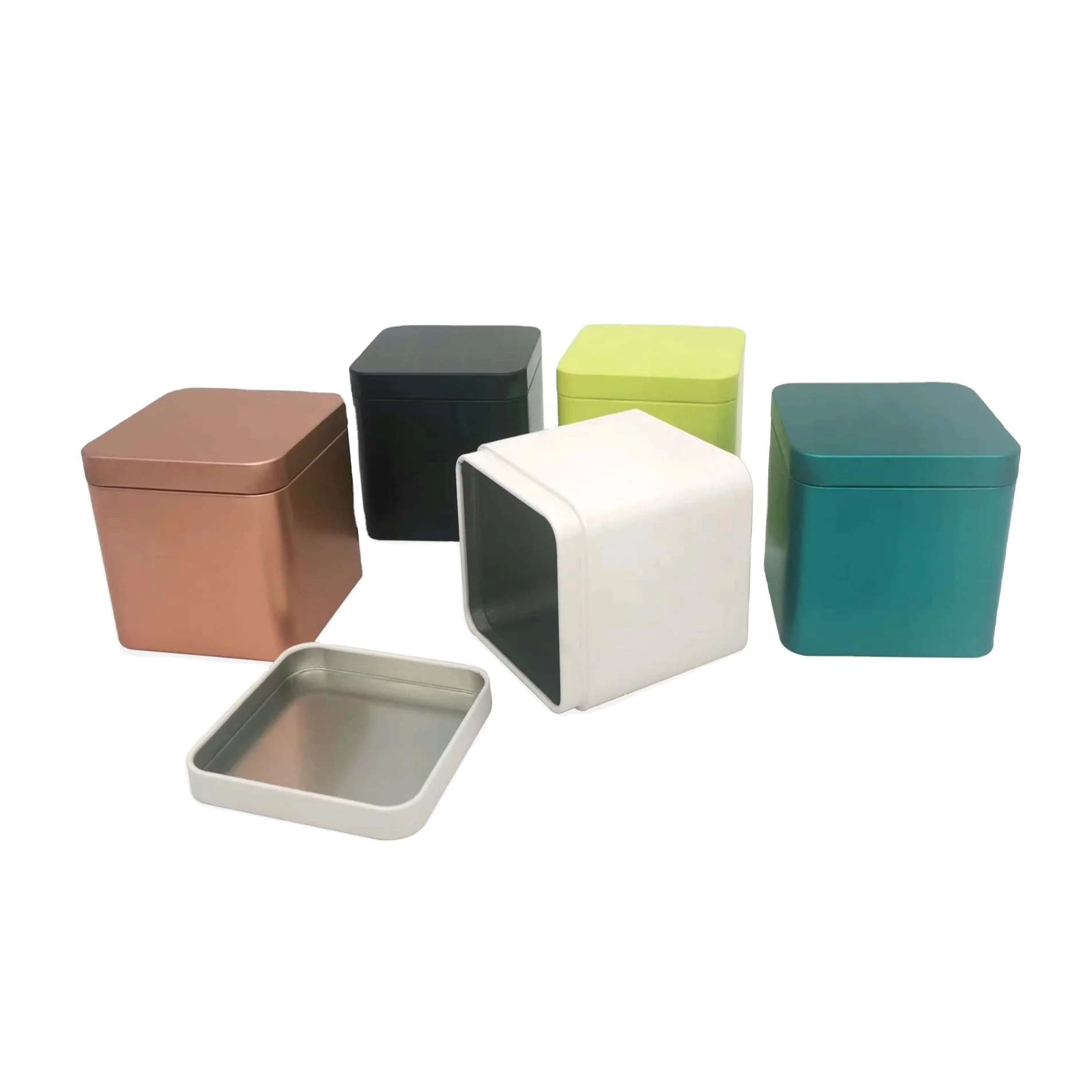 Fine Quality Empty Airtight Square Box 30G Metal Tea Tin Box