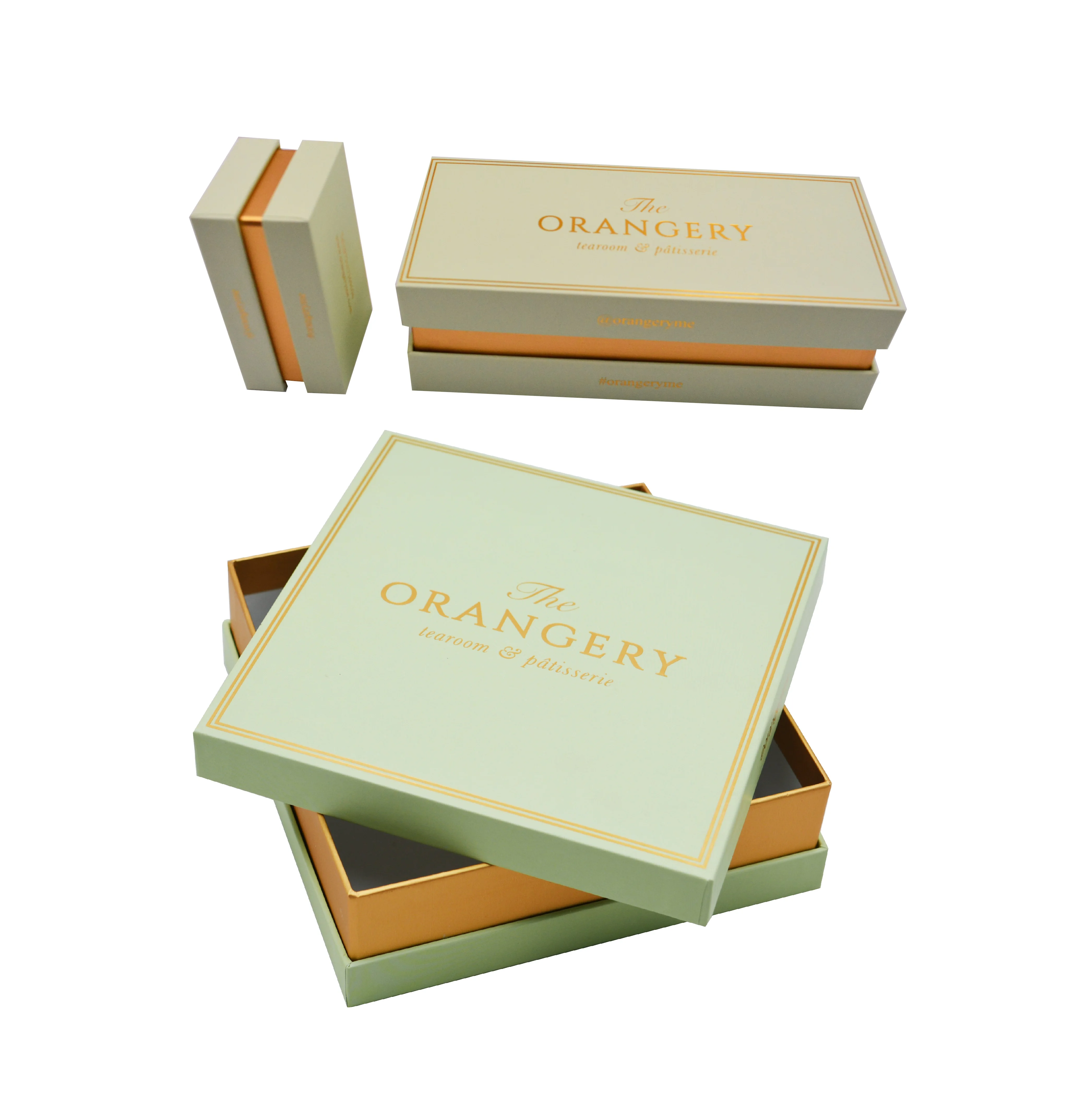 Жесткая картонная коробка с логотипом на заказ, крышка и основание, подарочная упаковочная коробка, квадратная подарочная упаковочная коробка для торта, шоколада, макарона