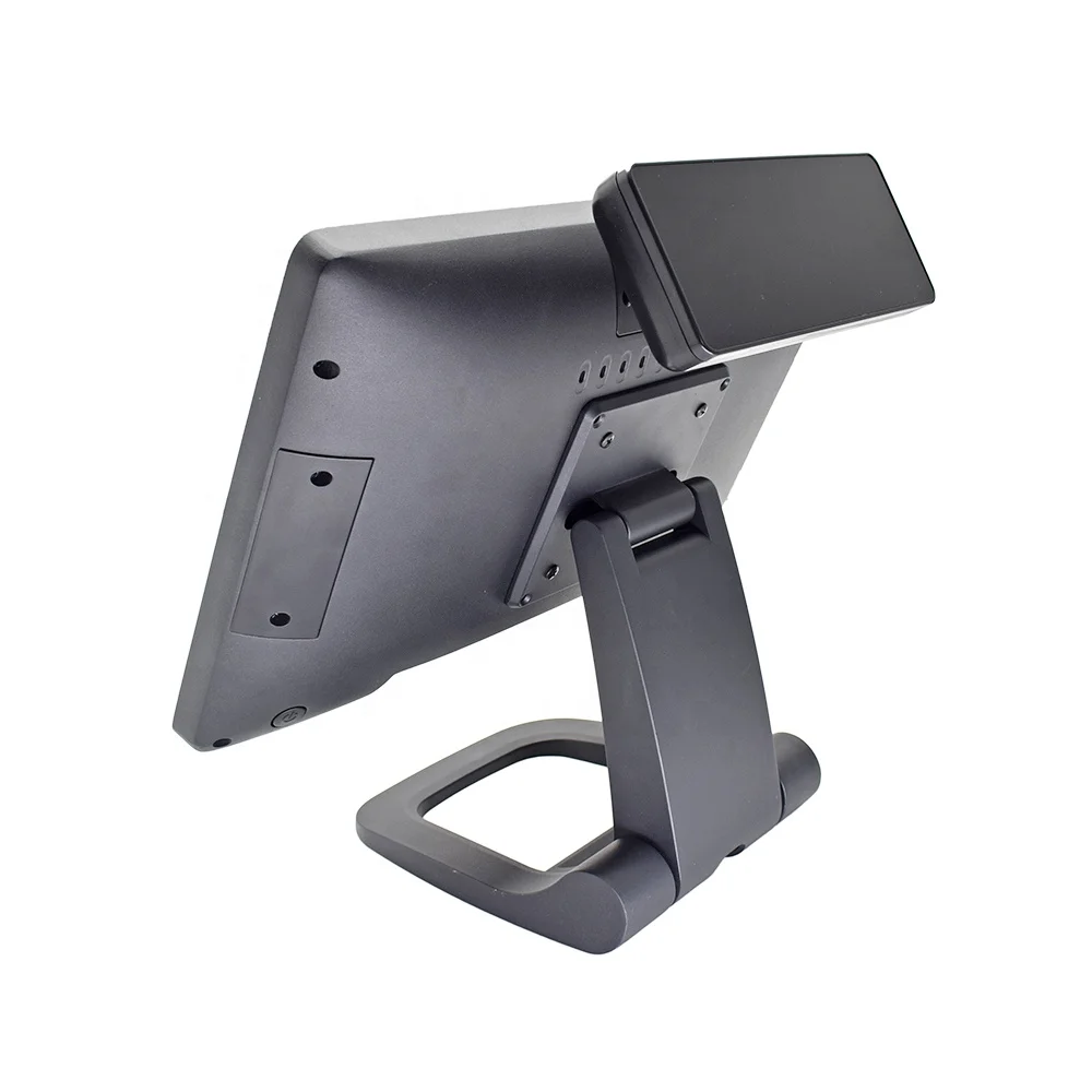 Aluminum alloy metal shell desktop cash register 15.6 inch touch screen pos machine
