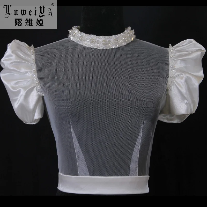 Кружевное свадебное платье с вышивкой, куртка-болеро, свадебные платья с кристаллами и бисером, куртка-Болеро для невесты