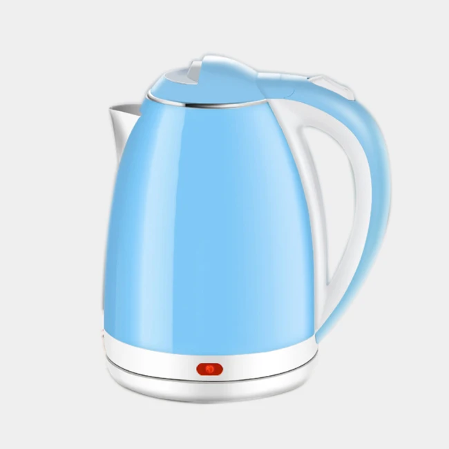 
 Высококачественный синий чайник с защитой от кипячения, водонагреватель из нержавеющей стали для подогрева воды  