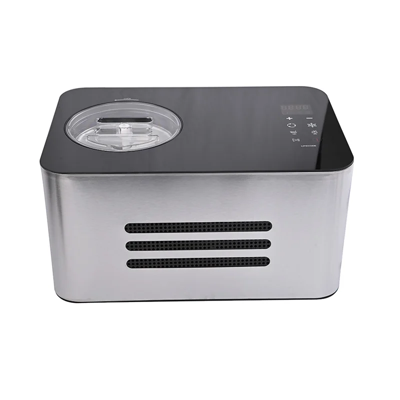 Factory Direct Price Hot Sale 1.5L Portable Household 120V/220V Compressor Soft Ice Cream Machine Maker