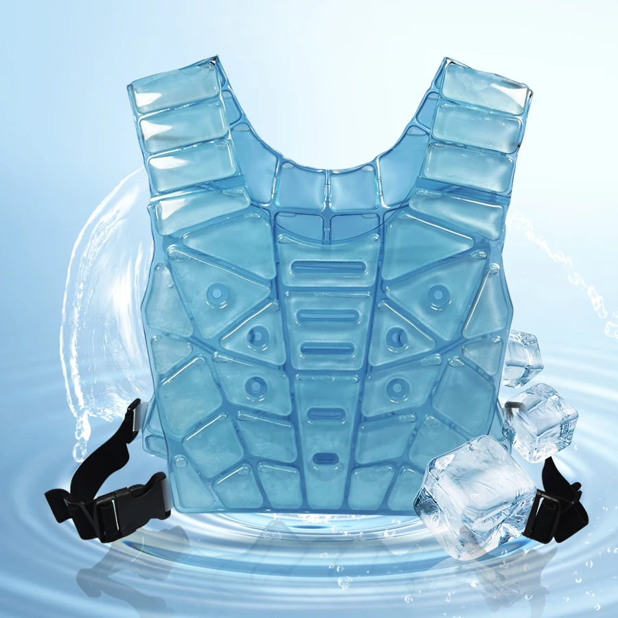 Phase Change Material Cooling Vest Hot & Cold Pack Jacket PCM Cooling Vest Ice Vest for Outdoor Workers