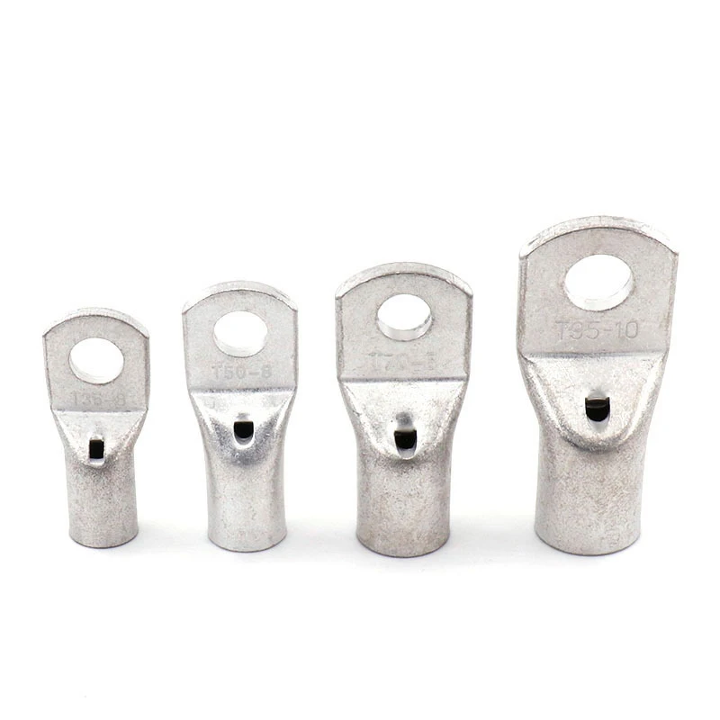 Earth Electric 1/0 4awg 6 awg 240mm Connecting Tube Terminal Wire Joint Crimp Cable Lugs for Copper Conductor