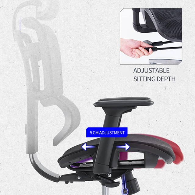 Best ergonomic back design office chair executive computer swivel chair high back mesh chai