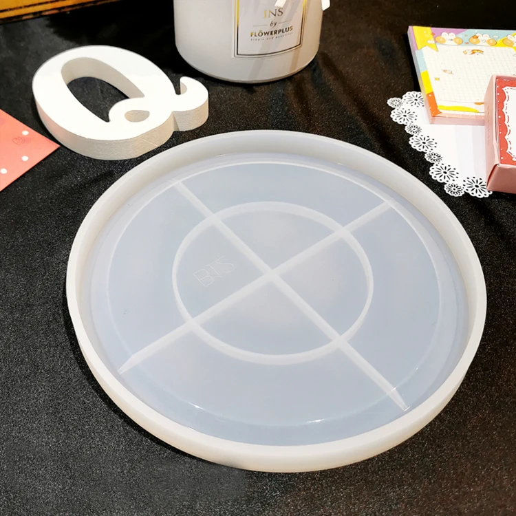 D317 Silicone Coasters mould, jewelry tray liquid silicone mold ,DIY silicone Cup Coasters mold
