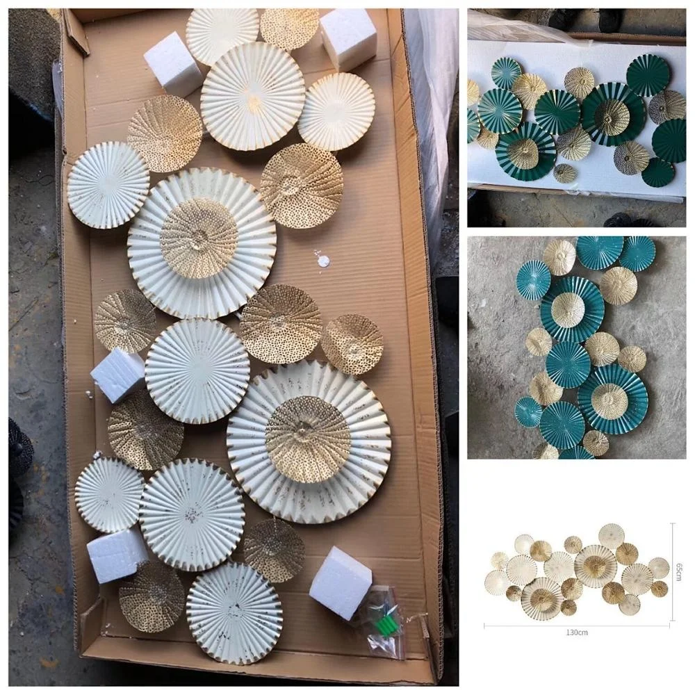 Living room iron pendant wall decoration modern sofa wall decoration