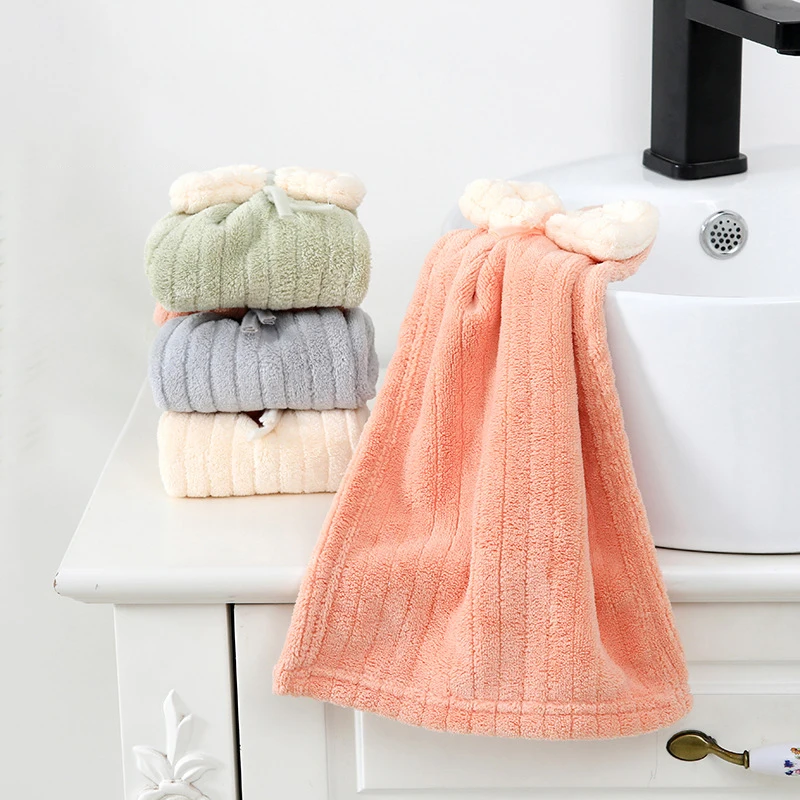 Cheap microfiber hand towels for bathroom 30x30cm hand gift towel no shed hair hand towel baby