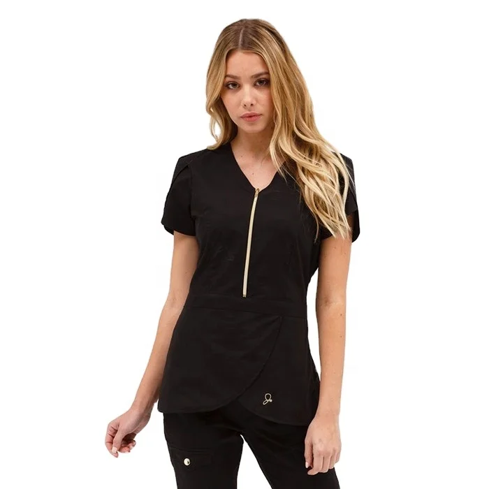 OEM&ODM Stretchy Spandex Medical Scrub Set Hospital Uniform