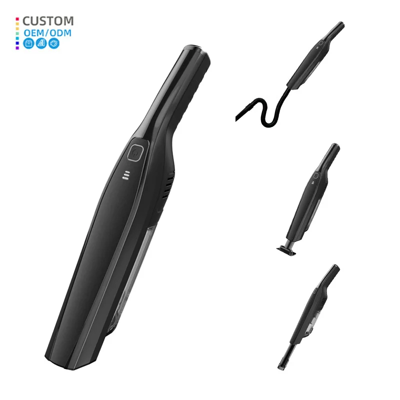 Rechargeable Mini Car Vacuum Cleaner Air Blower and Dust Collection FeaturesPortable and Cordless for Efficient Vehicle Cleaning