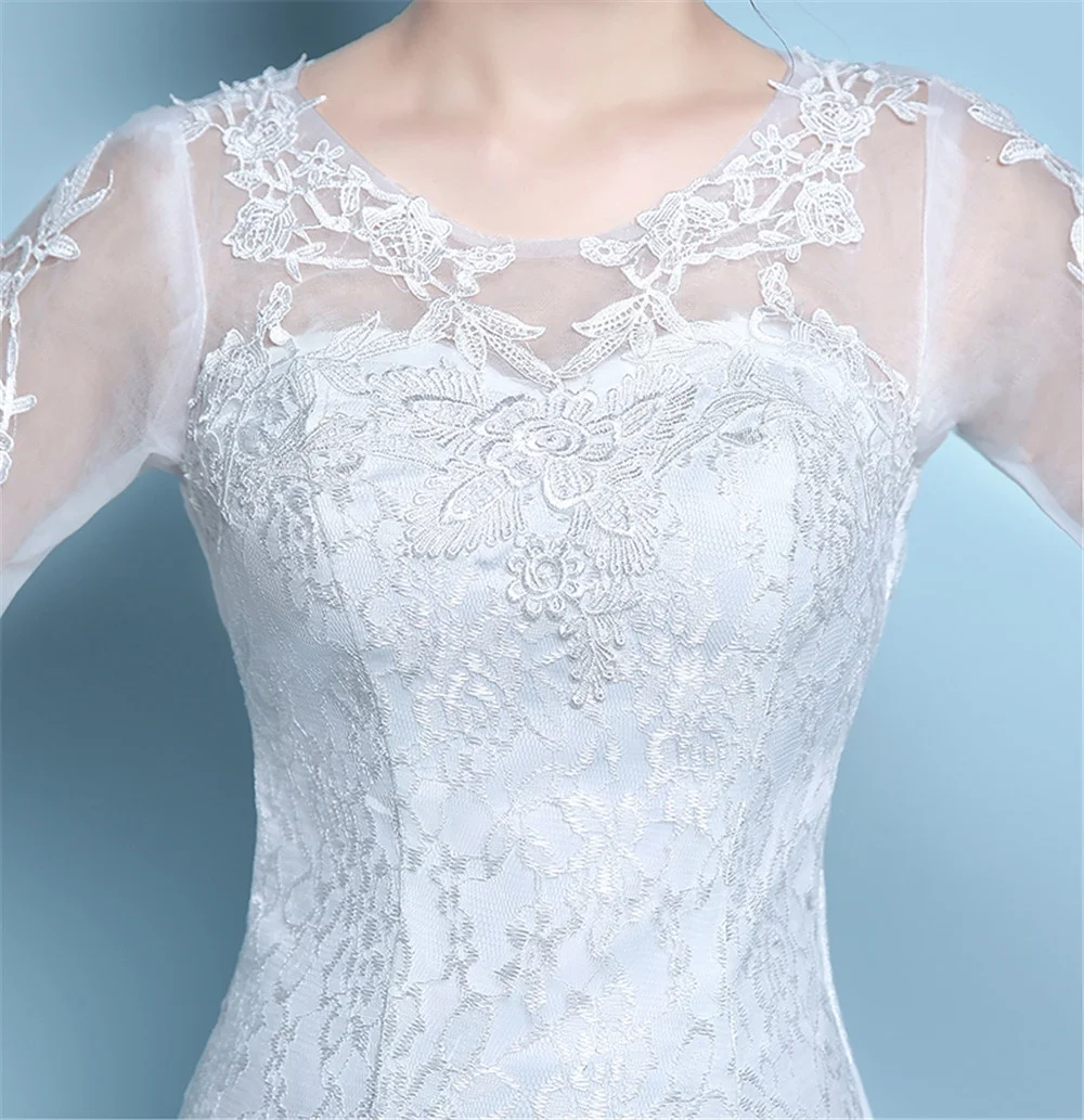 New Arrival Fish Tail Wedding Dress Plus Size Tail Bridal Satin Mermaid Bridal Gowns Bride Fashion Dresses