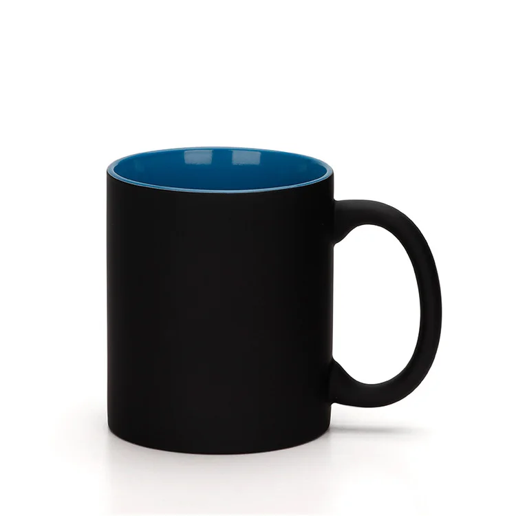 Inside Colorful Round Handle Color Changing Creative Magic Mug Can Be Printed Photos