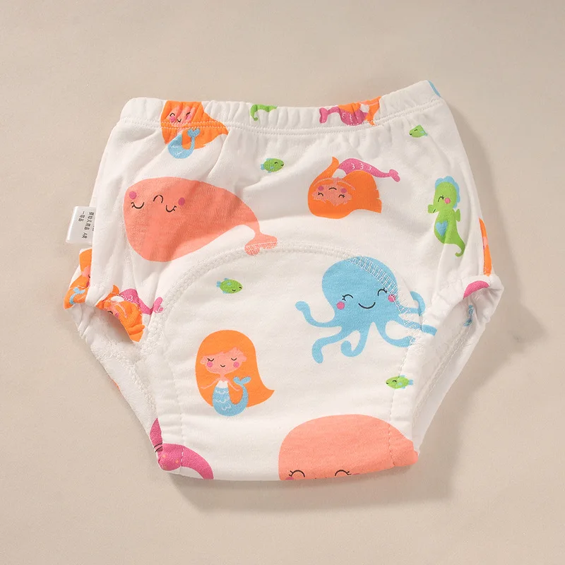 New Infant Breathable Training Pants Baby Toddler Pants Six Layers Cloth Diapers for Babies