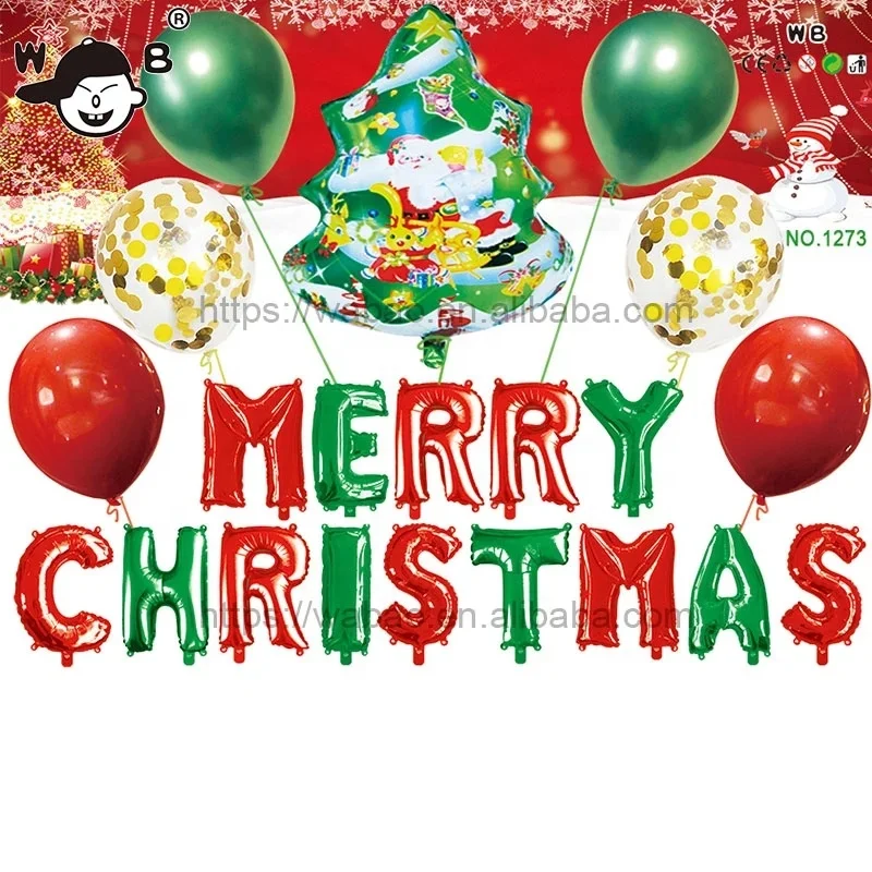 16 inch latex foil balloons christmas christmas balloons helium party decoration