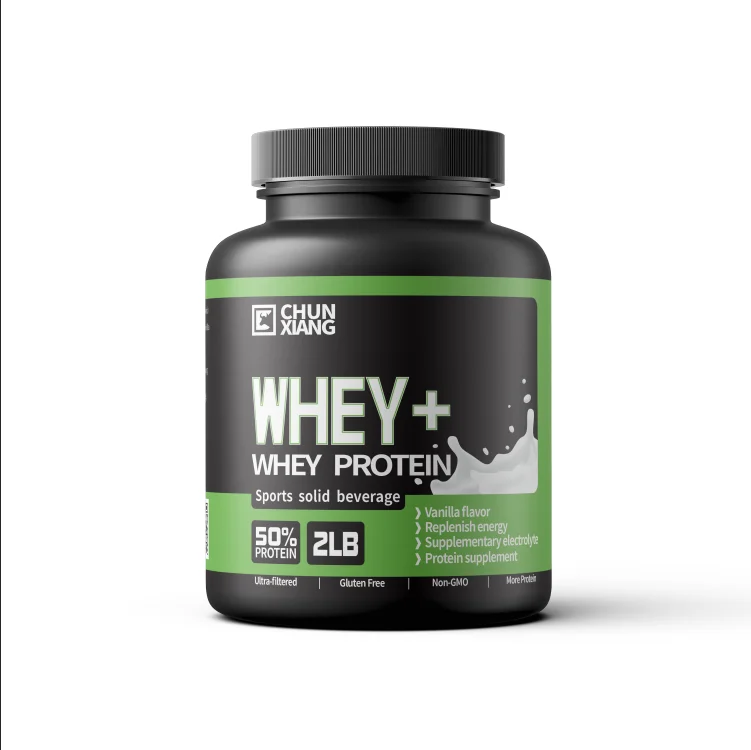 Wholesale OEM ODM Private Label Whey Protein Isolate Soy Protein Pea Protein Solid Beverage For Fitness People (1600311772318)
