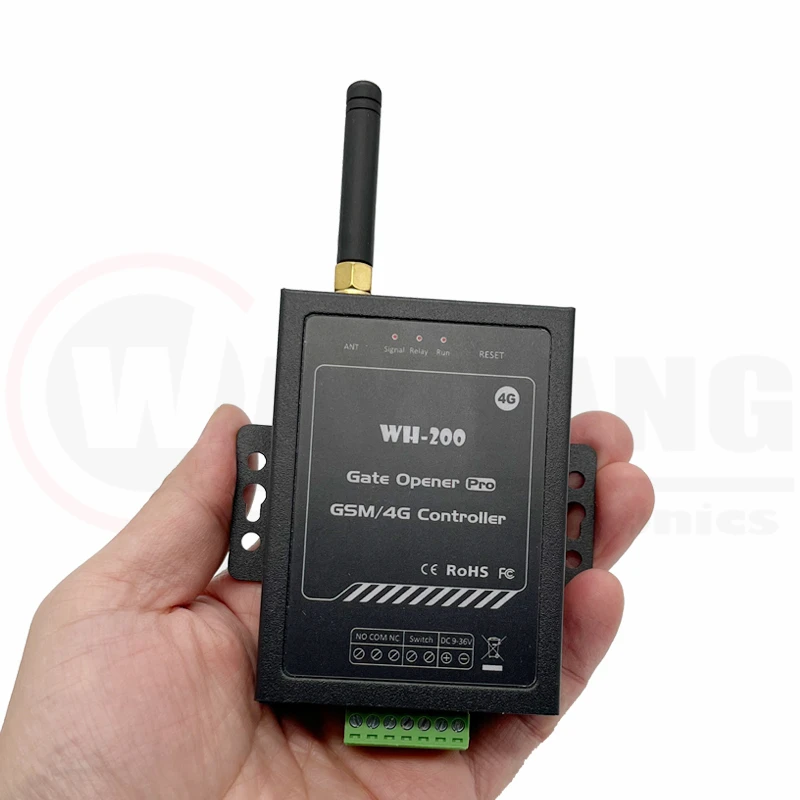 4G Gate Opener 4G Remote Control Garage Opener ON/OFF Switch For Sliding Swing Garage Gate Opener