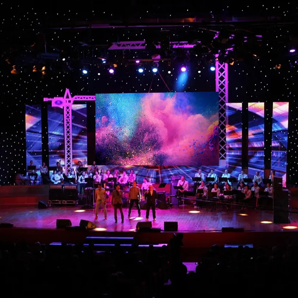 HBONY p6 indoor 4k waterproof led church screen panels advertising video display high resolution led panel led video wall