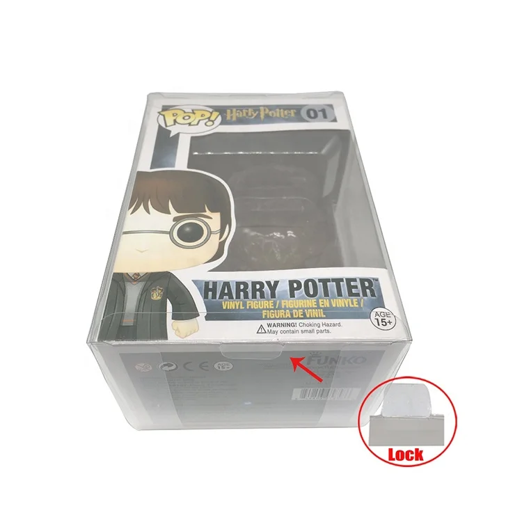 Pop Protector Case for Funko 4 Inch Funko Pop Case Protective Film Acid Free Pop Case Protector Auto Lock Bottom