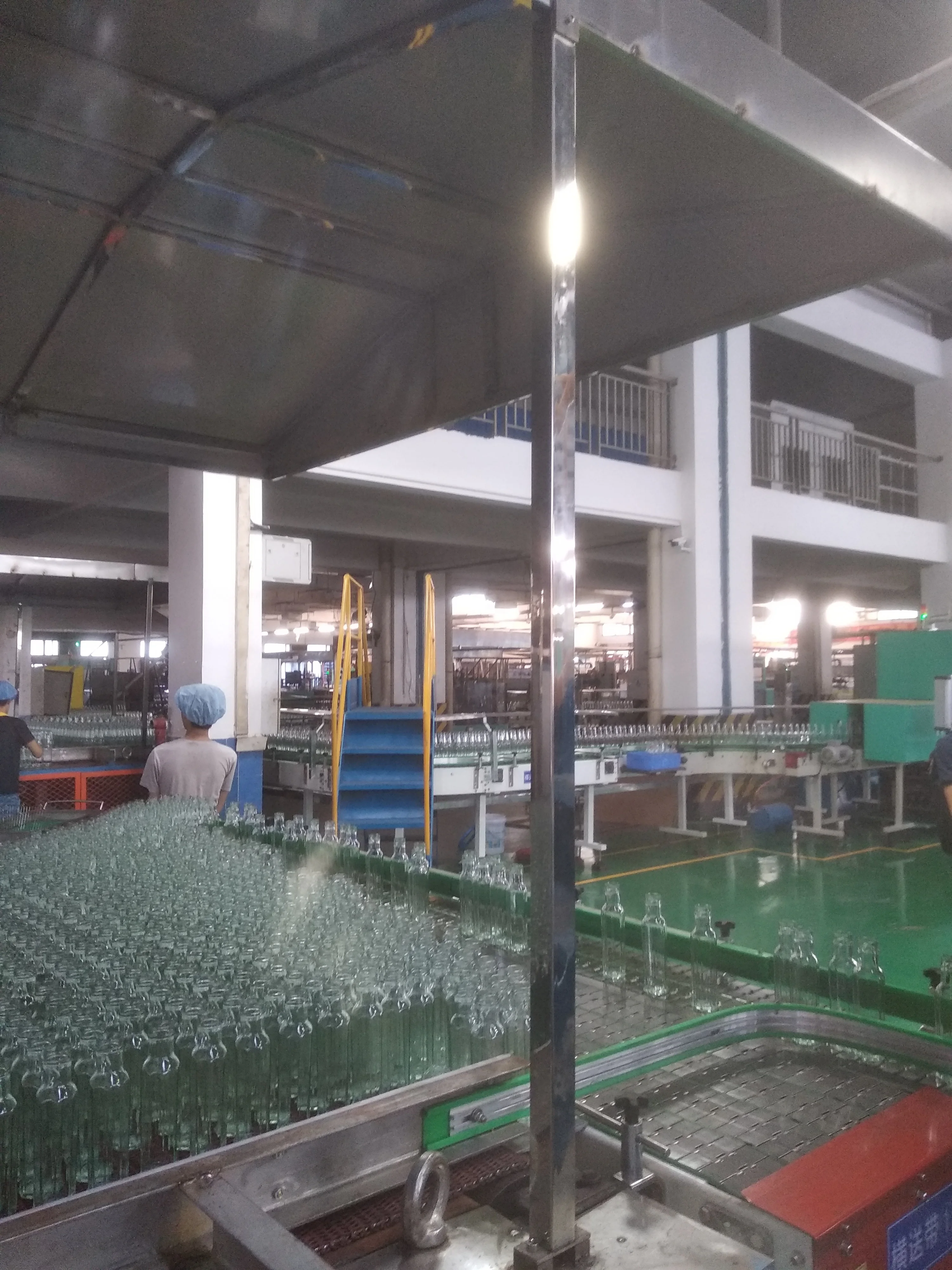 SS Chain Conveyor heavy duty table top Stainless steel 304 Chain Conveyor system for glass bottles