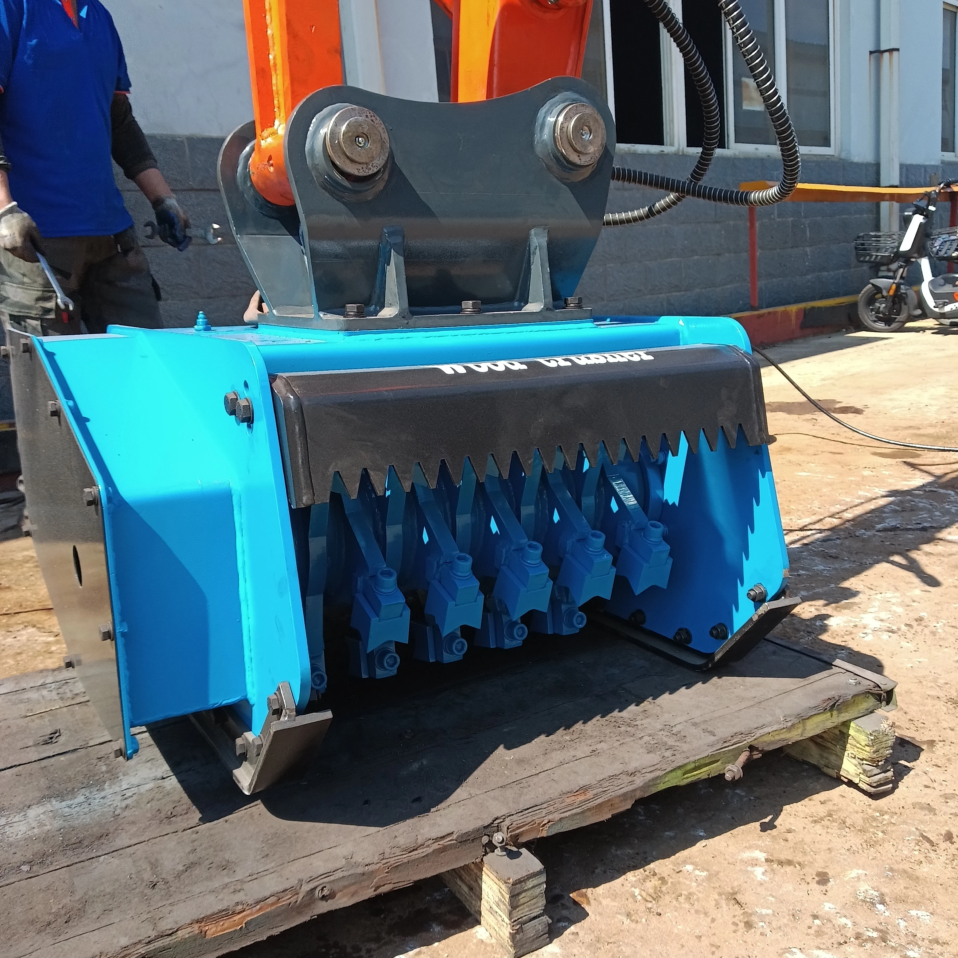 High quality cheap yellow Super forestry Machinery Wood Chipper high efficiency portable customized Wood Chipper