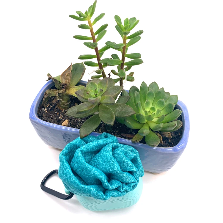 Sports Microfiber Ultra Absorbent, Compact and Fast Drying Towel with Bag