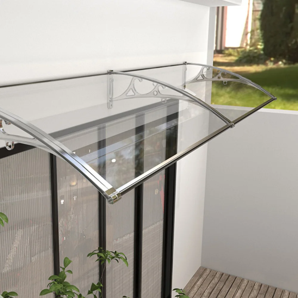 Outdoor awning aluminum alloy endurance plate terrace eaves awning home balcony awning sun shed