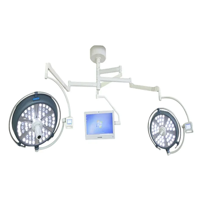  JQ-LED700/700 хирургические устройства с двумя головками хирургического бестеневая лампа хирургический светильник камерой и
