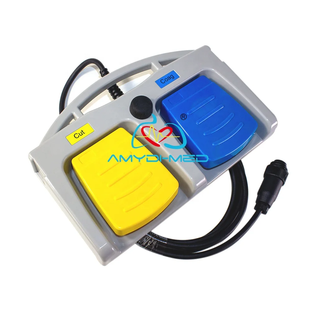 Foot Switch In Double Pedal Waterproof IPX8 Electrosurgical Unit Double Medical Foot Switch Pedal