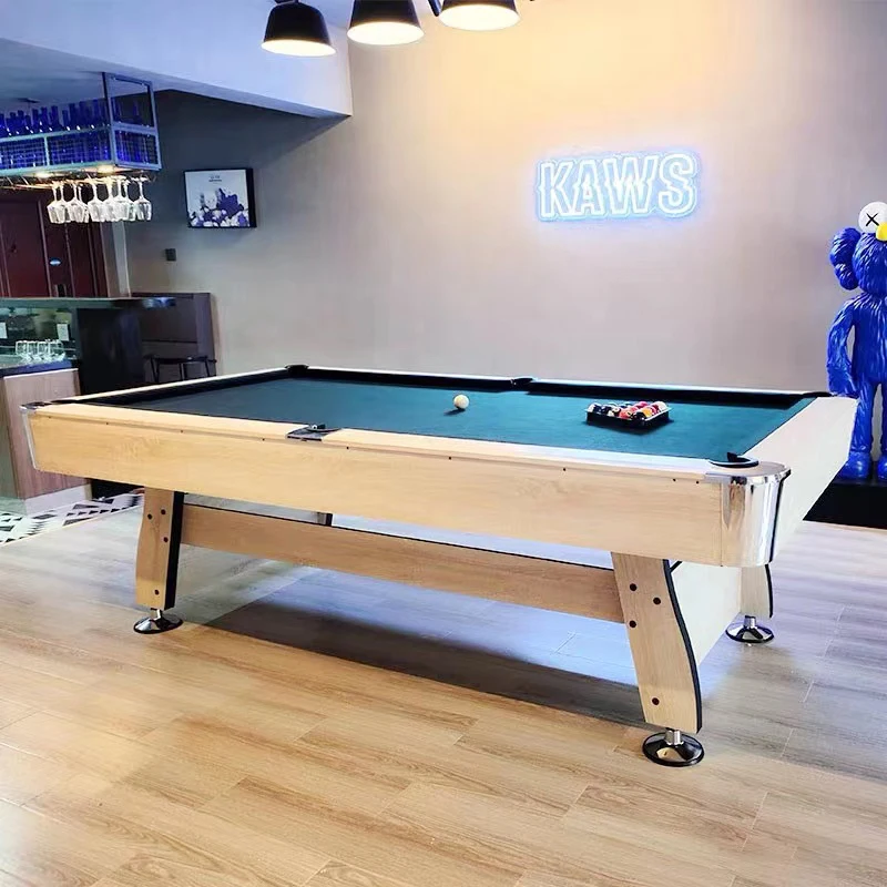 Factory wholesale Cheap marble 8ft 9ft pool table Wooden frame Easy Assembled Billiard tables
