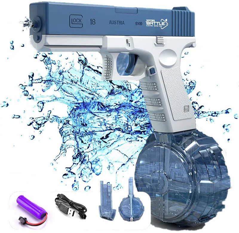 Electric Water Gun Automatic Toy Bursts Kids High-pressure Strong Charging Energy Bared