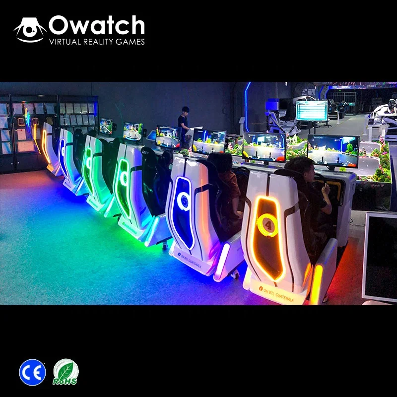 Novelty Interesting Kids love arcade machine Multiplayer 3 to 6 Person AR race car f1 racing simulator