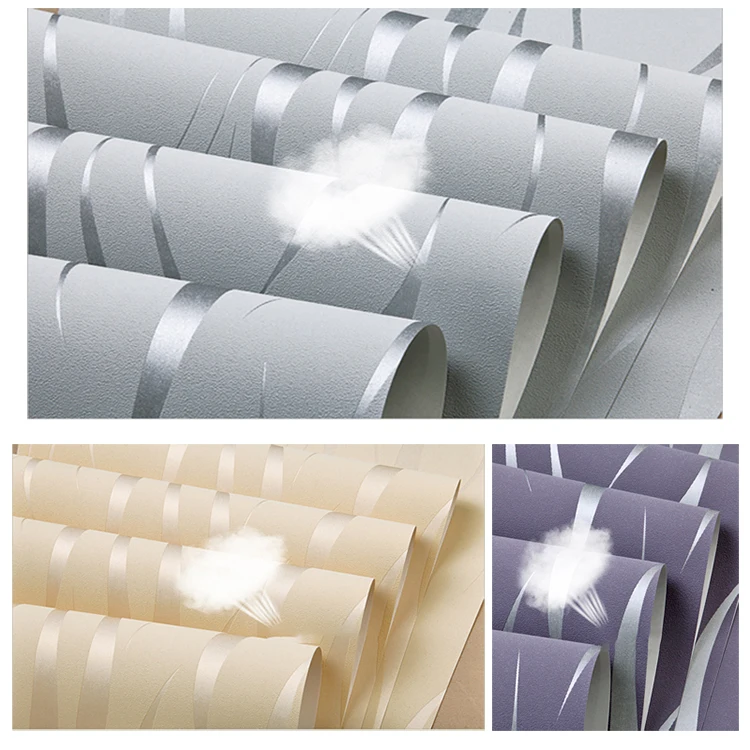 Low MOQ good quality non-woven fabric 3d wallpaper home decoration roll simple european-style luxury non-woven wallpaper 3d