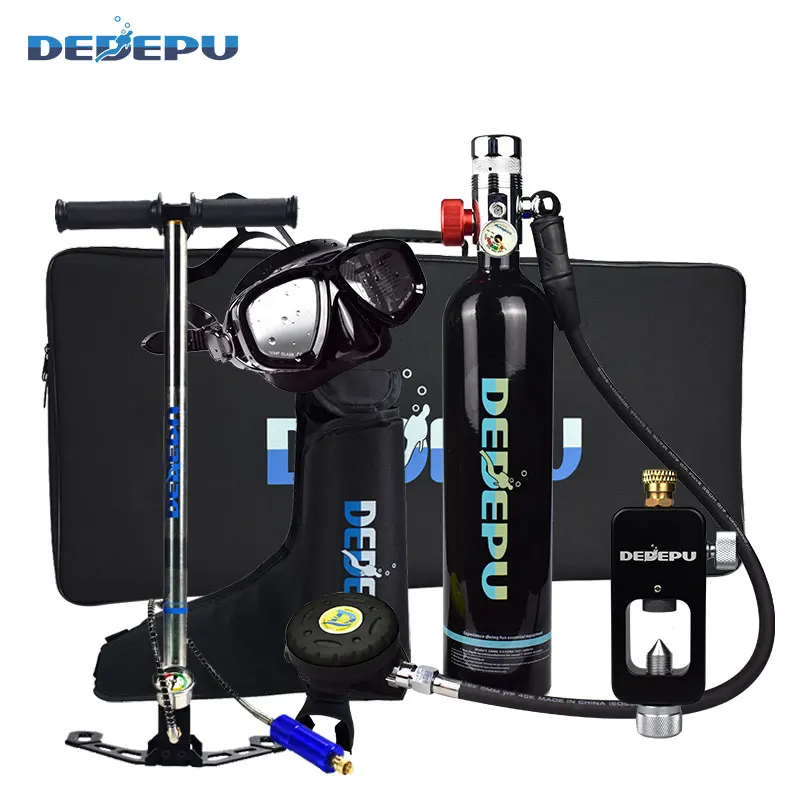 Free breath under water 25 minutes Spare air cylinder equipment  Mini scuba diving tank