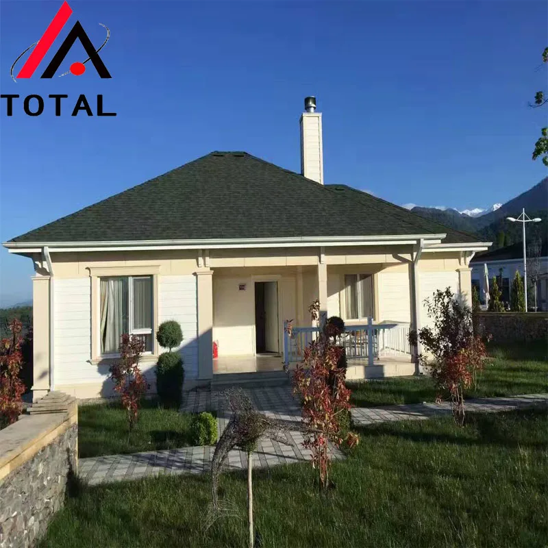 One Storey Customized Fast Construction Light Steel Structure Prefabricated House Villa